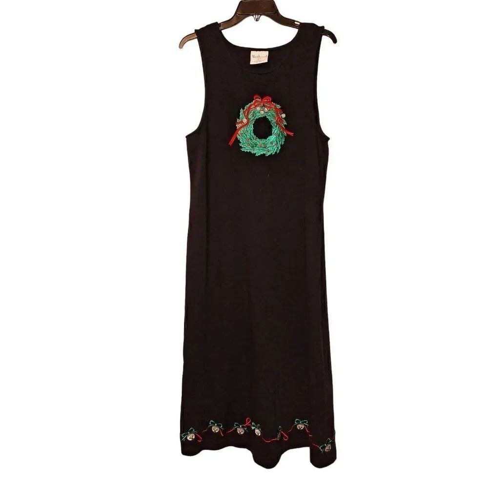 Westbound Cotton Wreath &Bells Dress